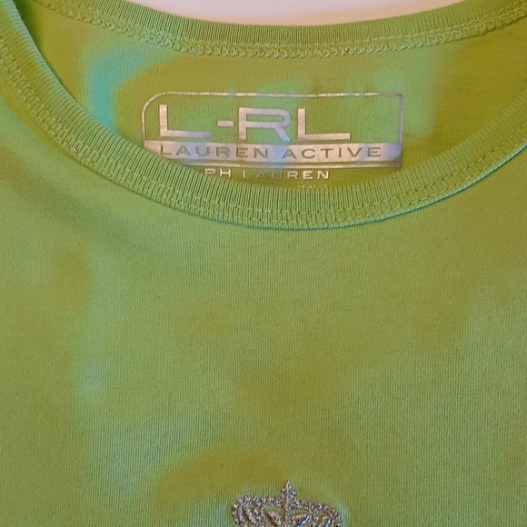 RALPH LAUREN T SHIRT Green Vtg  Excellent - Picture 3 of 4